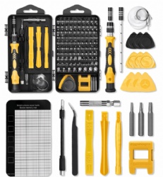 122 in 1 Screwdriver Set Dismountable Cr-V Precision Screwdriver Multitool Phillips Slotted Torx Bits Repair Tools