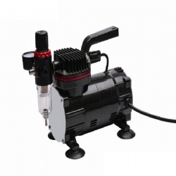 Air Compressor Dual-Action Hobby Spray Air Brush Set